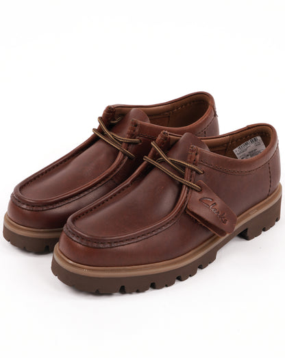 Clarks Cleyhill Seam Shoes Brown Leather