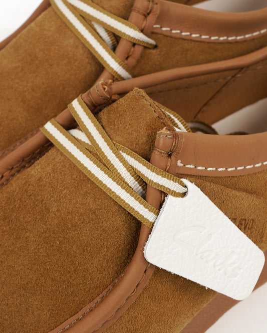 Clarks Originals Clarks Wallabee Shoes Ochre Suede