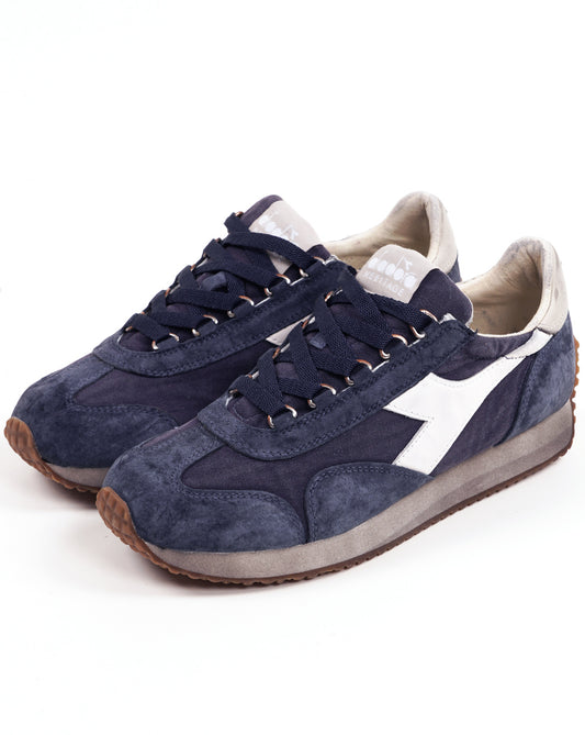 Diadora Diadora Equipe Canvas Stone Wash EVO Trainers Blue Denim