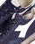 Diadora Equipe Canvas Stone Wash EVO Trainers Blue Denim