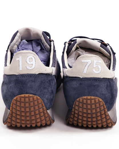 Diadora Equipe Canvas Stone Wash EVO Trainers Blue Denim