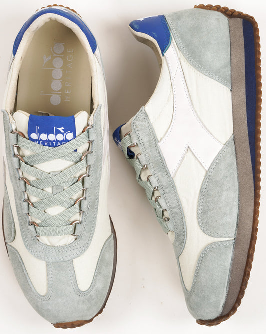 Diadora Diadora Equipe Canvas Stone Wash EVO Trainers Bluewash