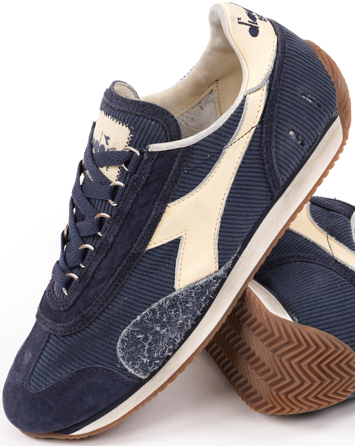 Diadora Equipe Corduroy SW Trainers Blue Caspian Sea