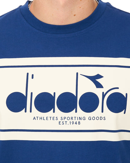 Diadora Logo T-shirt Estate Blue/Whisper White