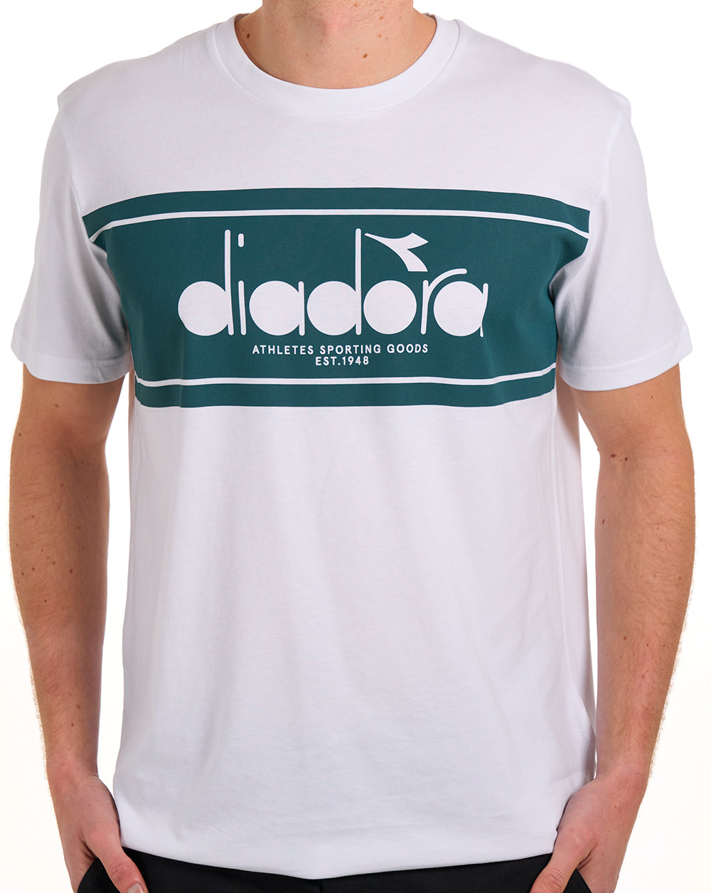 Diadora Logo T-shirt Optical White/Green
