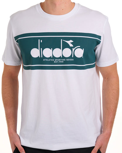 Diadora Logo T-shirt Optical White/Green