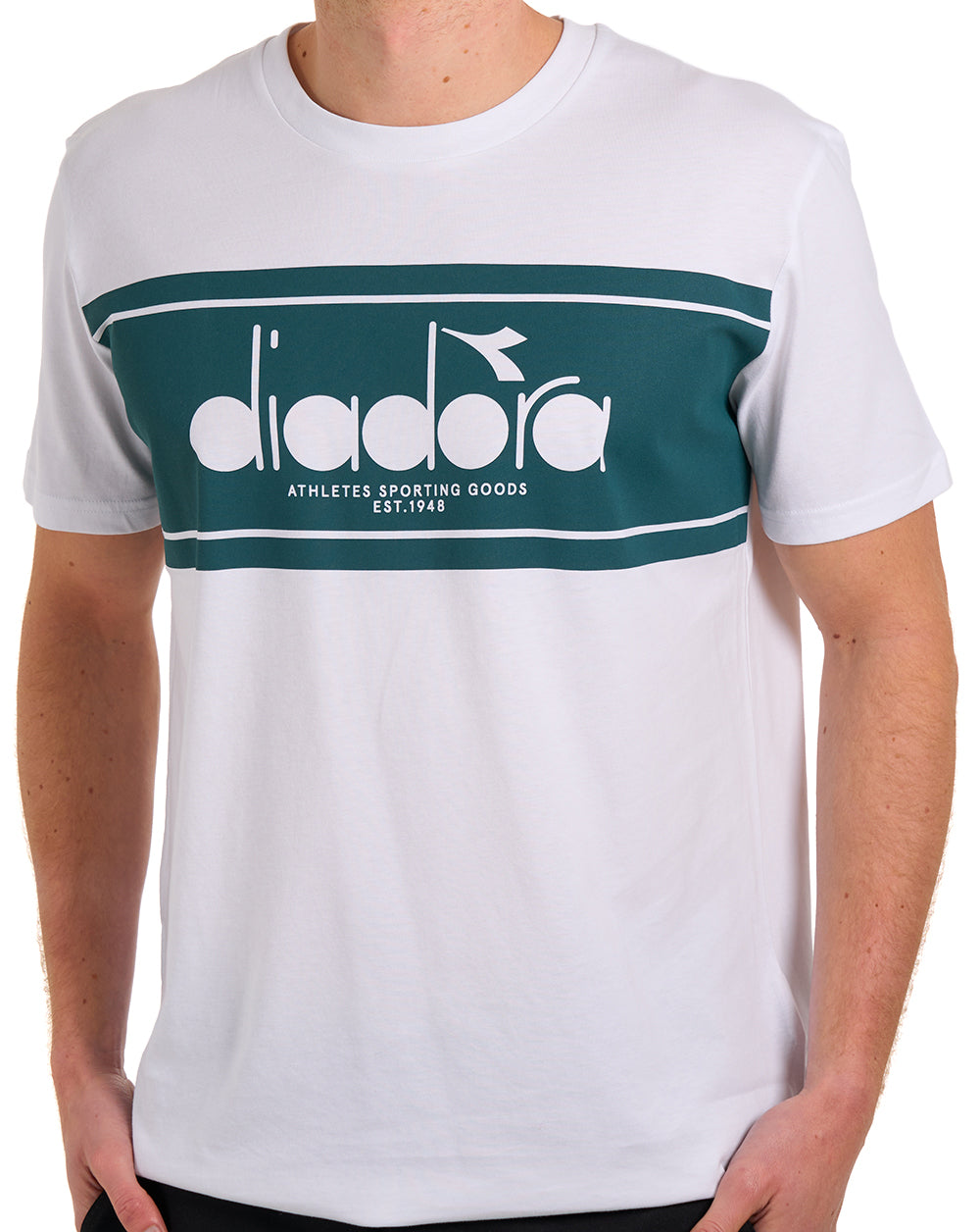 Diadora Logo T-shirt Optical White/Green