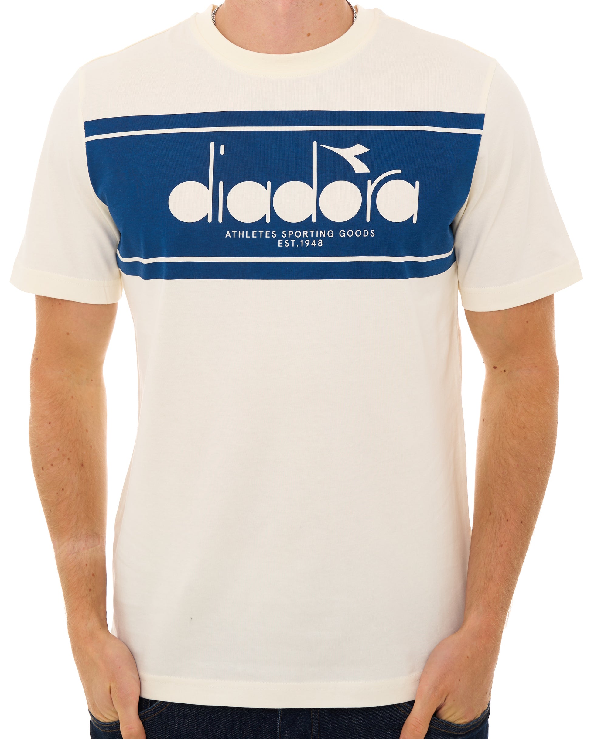 Diadora Logo T-shirt Whisper White