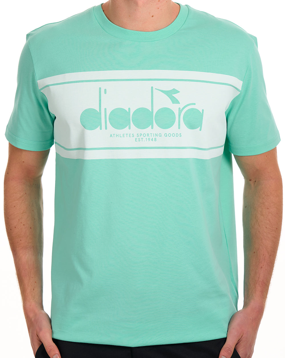 Diadora Logo T Shirt Neon Green