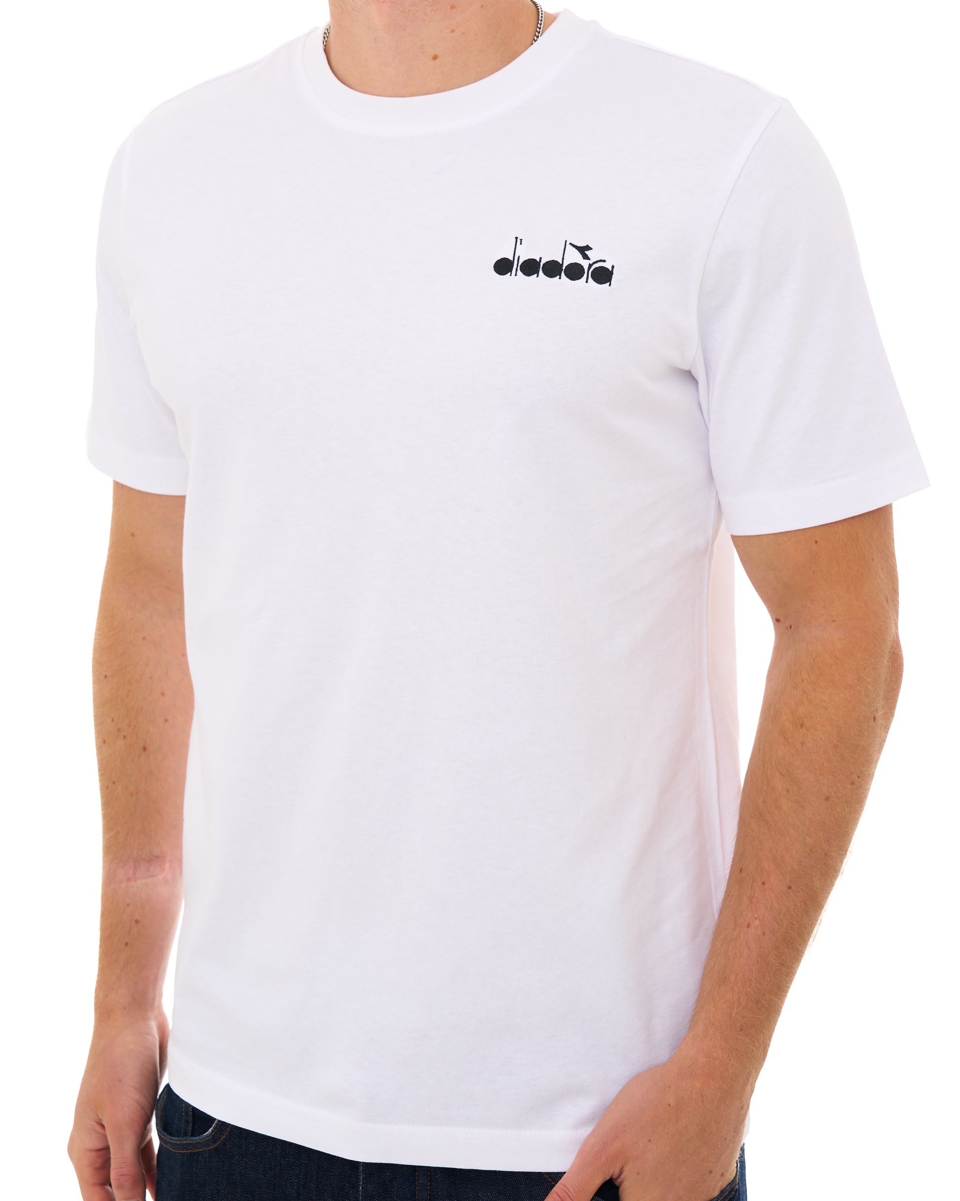 Diadora Logo T Shirt Optical White