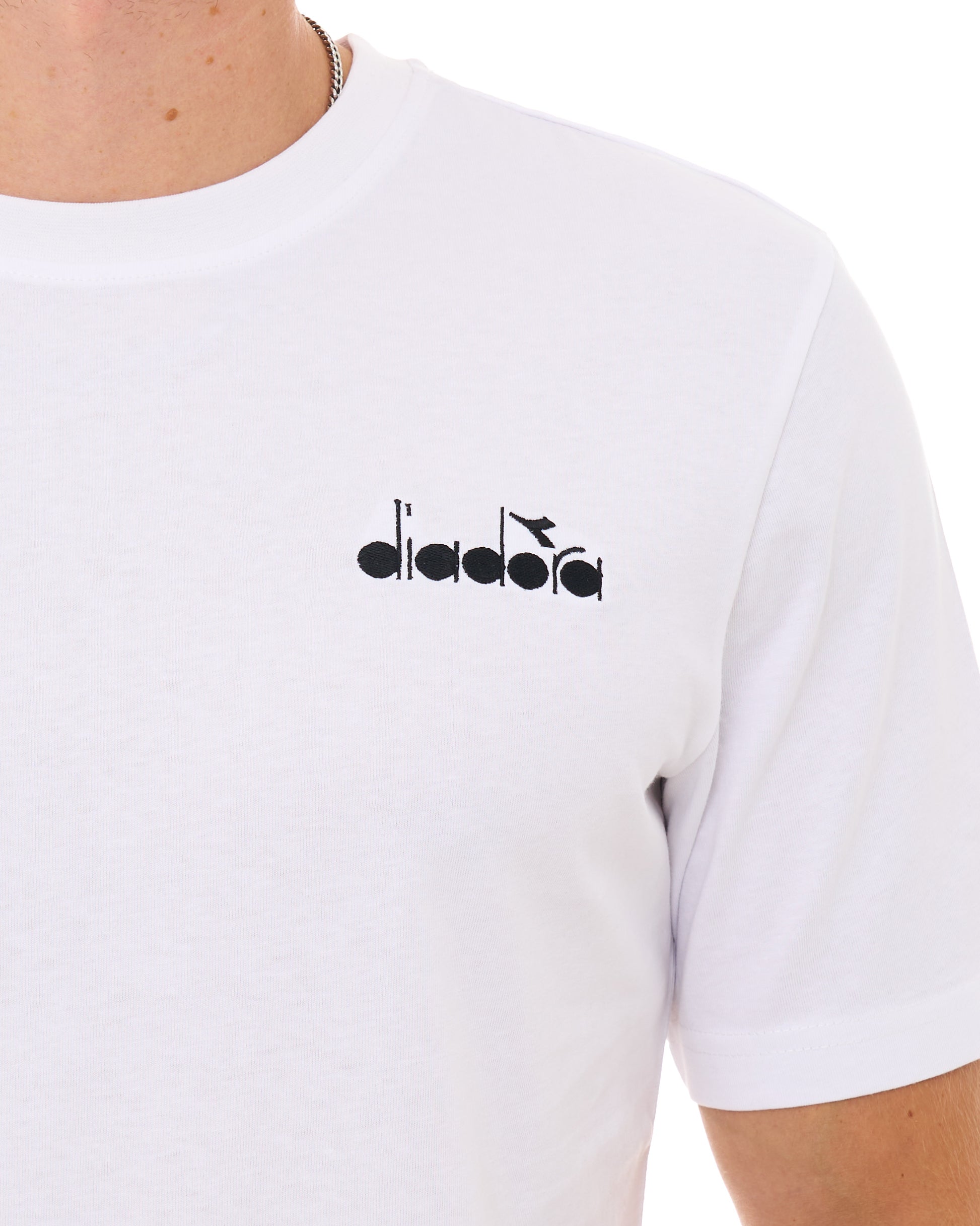 Diadora Logo T Shirt Optical White