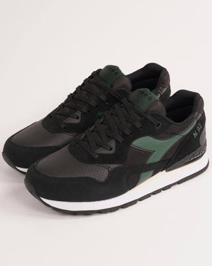 Diadora N92 Advance Trainers Black/Pine Needle