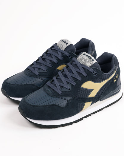 Diadora N92 Advance Trainers Dark Navy/Sand