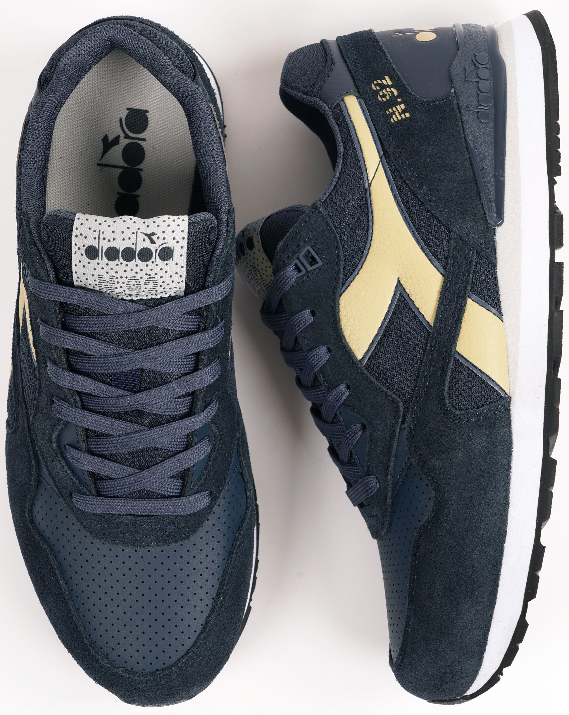 Diadora N92 Advance Trainers Dark Navy/Sand