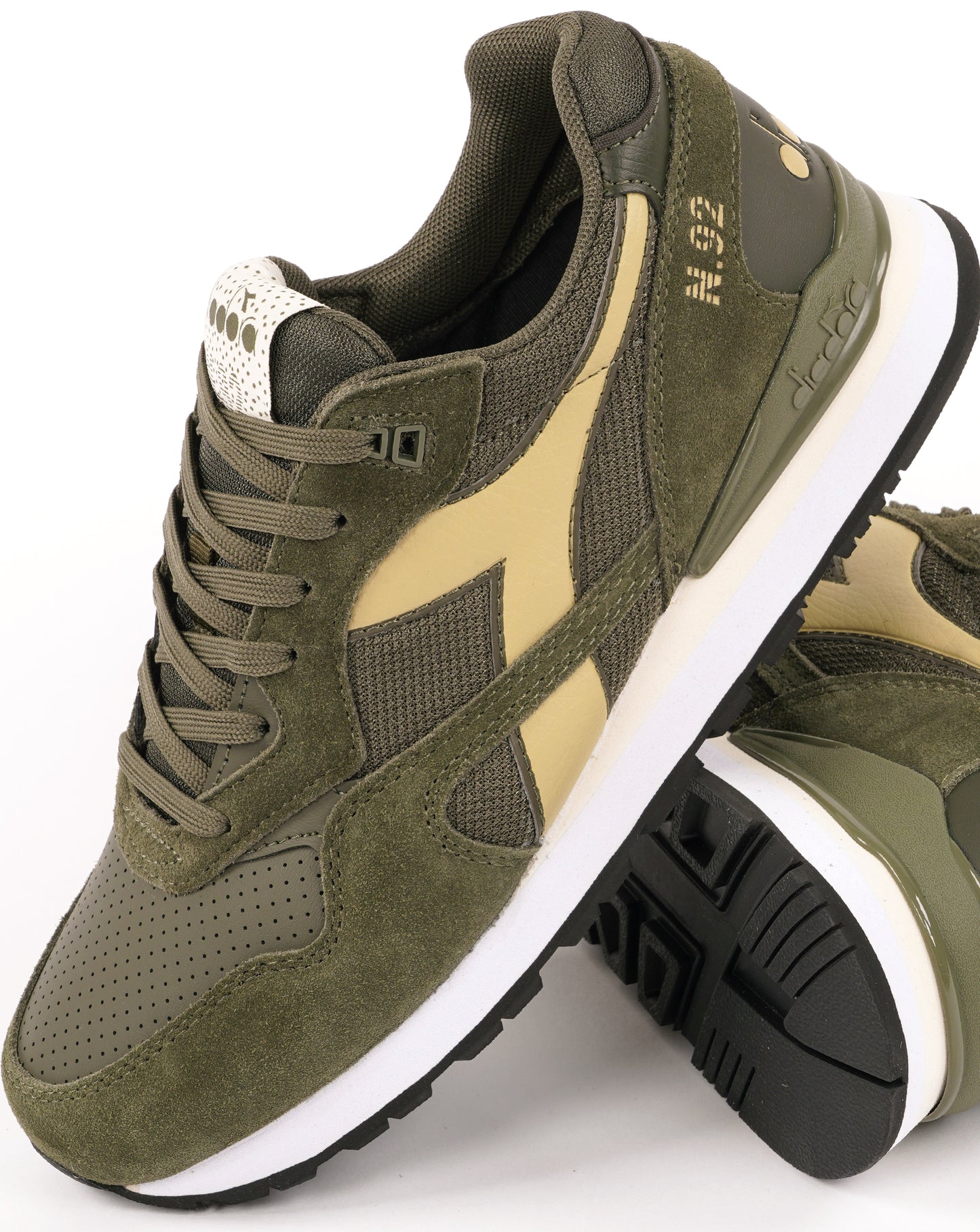 Diadora N92 Advance Trainers Green Toad