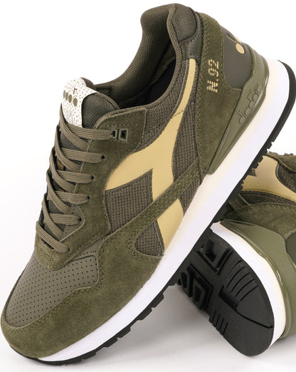 Diadora N92 Advance Trainers Green Toad
