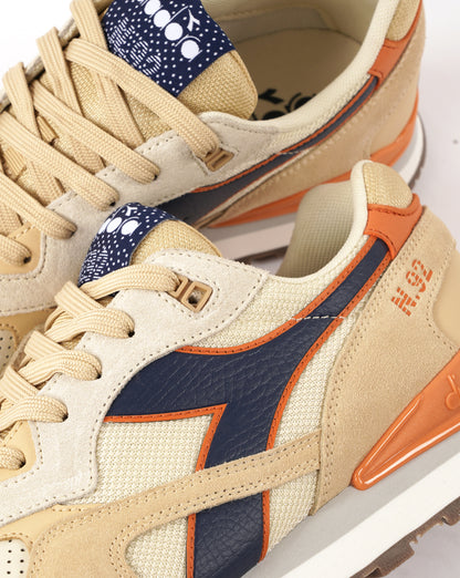 Diadora N92 Advance Trainers Stone/Navy/Orange