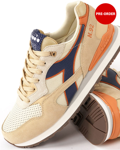 Diadora N92 Advance Trainers Stone/Navy/Orange