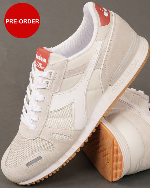 Diadora Titan Trainers Off White/Brick Red