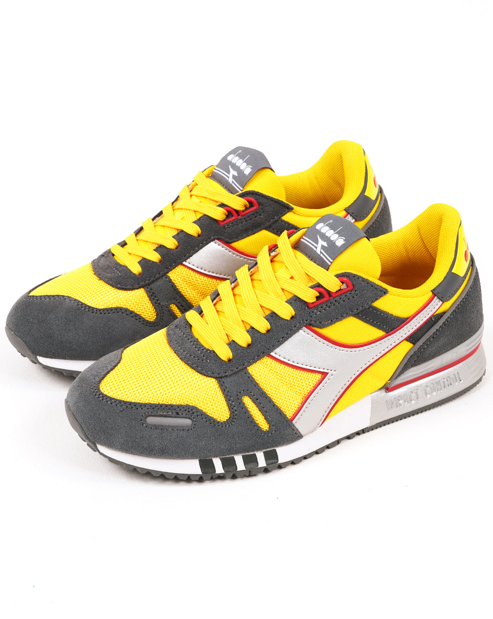 Diadora Titan Seb Trainer Yellow / Silver Grey