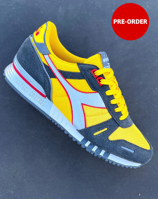 Diadora Diadora Titan Seb Trainer Yellow / Silver Grey