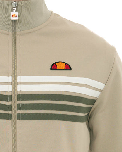 Ellesse 5 Stripe Track Top Sand