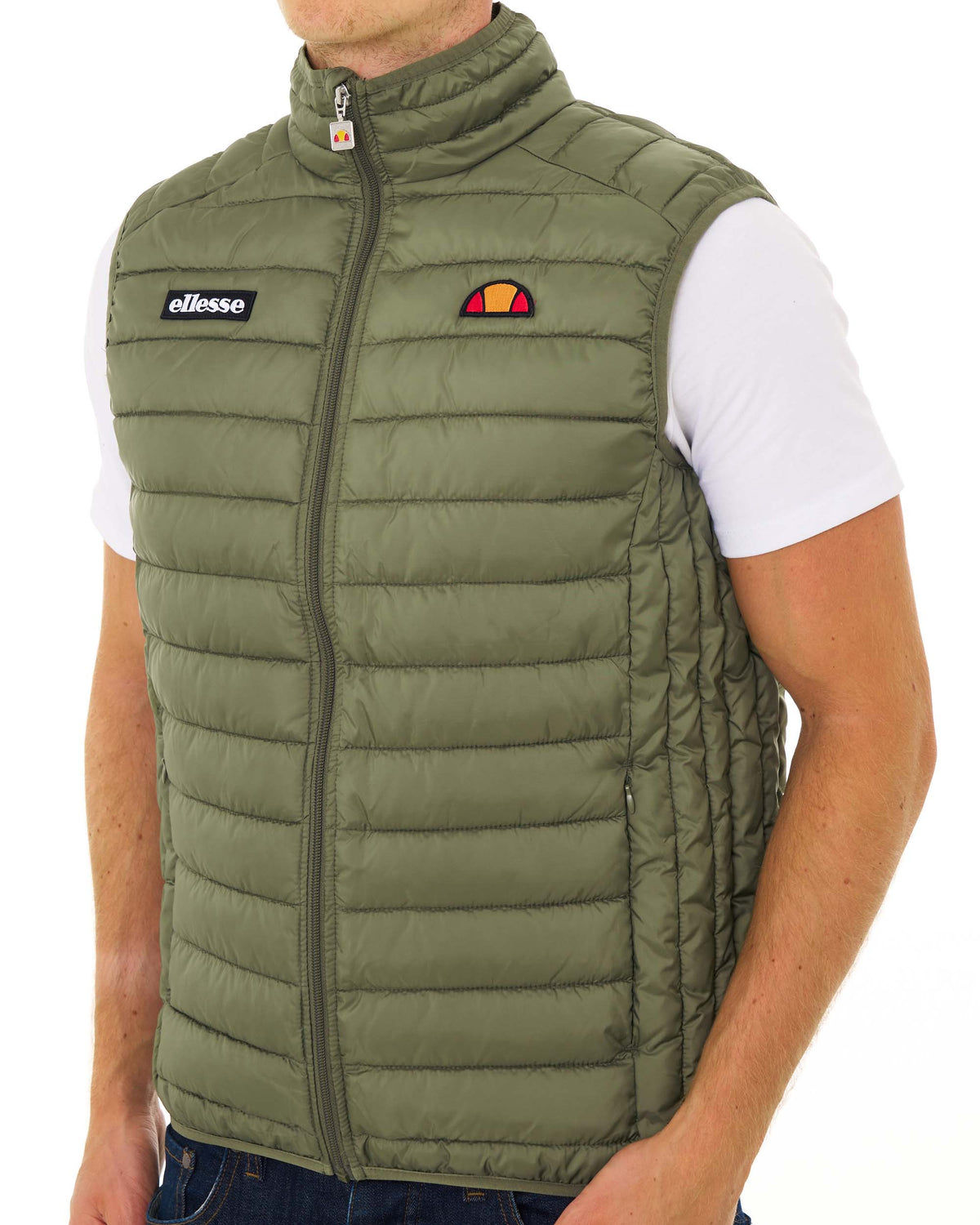 Ellesse Bardy Padded Gilet Olive