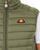 Ellesse Bardy Padded Gilet Olive