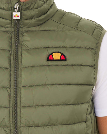 Ellesse Bardy Padded Gilet Olive