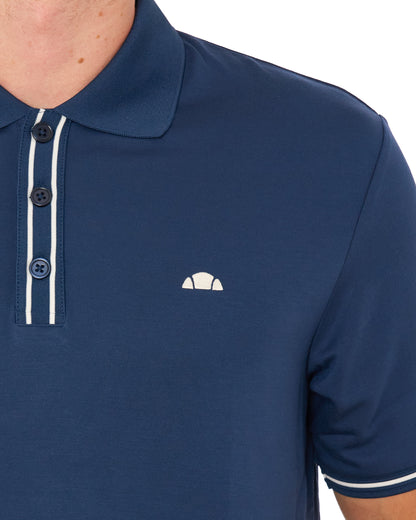 Ellesse Biagia Polo Shirt Navy/Ecru
