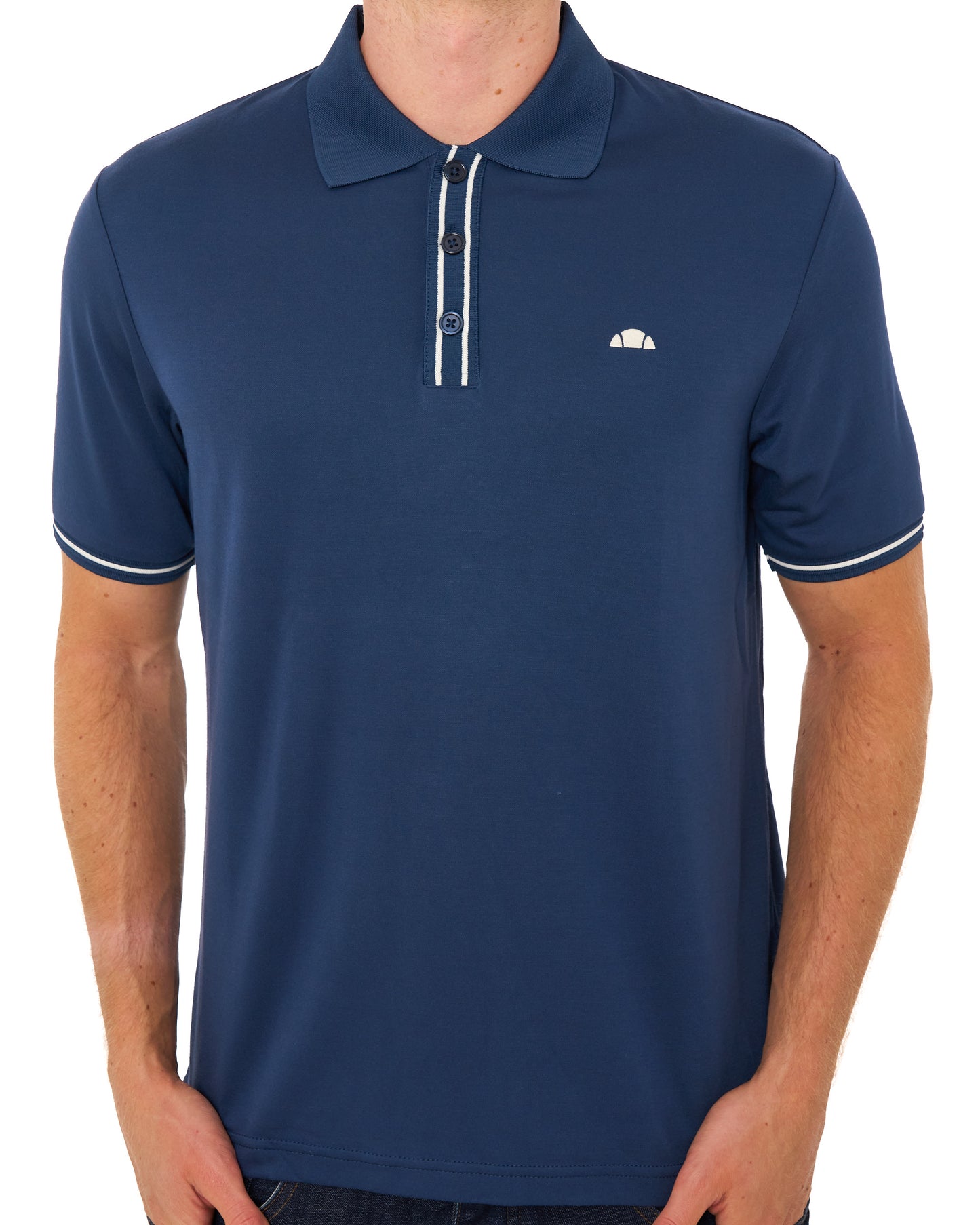 Ellesse Biagia Polo Shirt Navy/Ecru