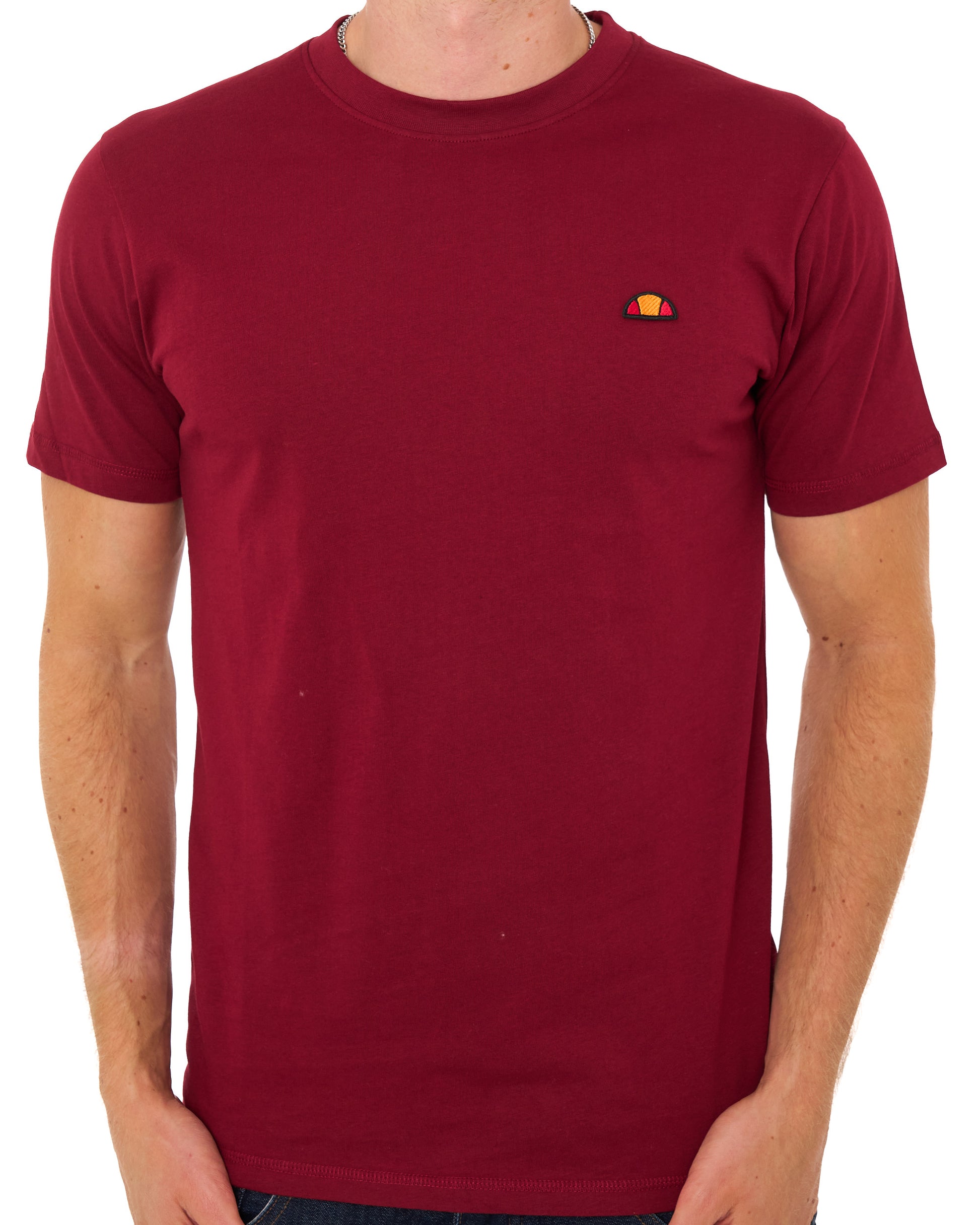 Ellesse Cassica T Shirt Burgundy