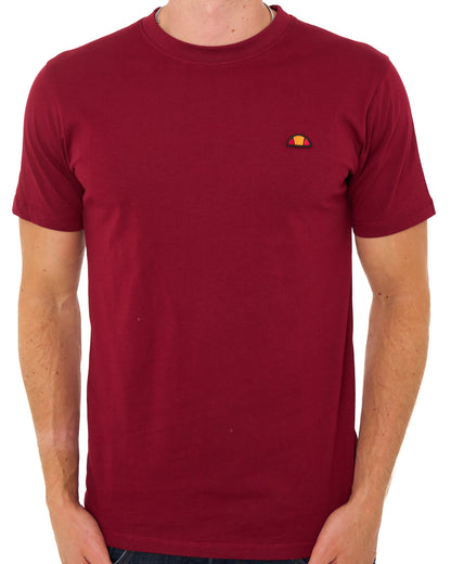 Ellesse Cassica T Shirt Burgundy