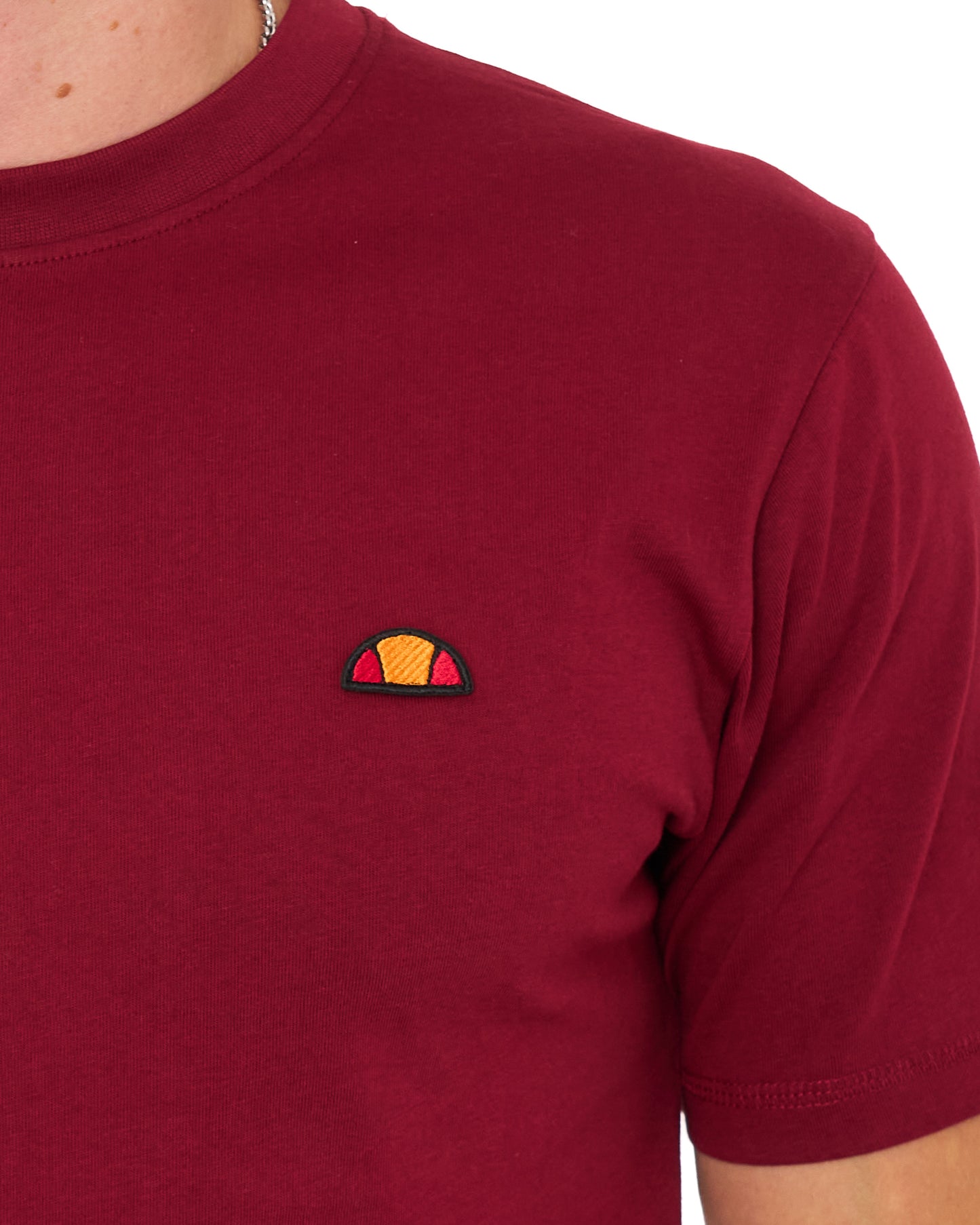 Ellesse Cassica T Shirt Burgundy
