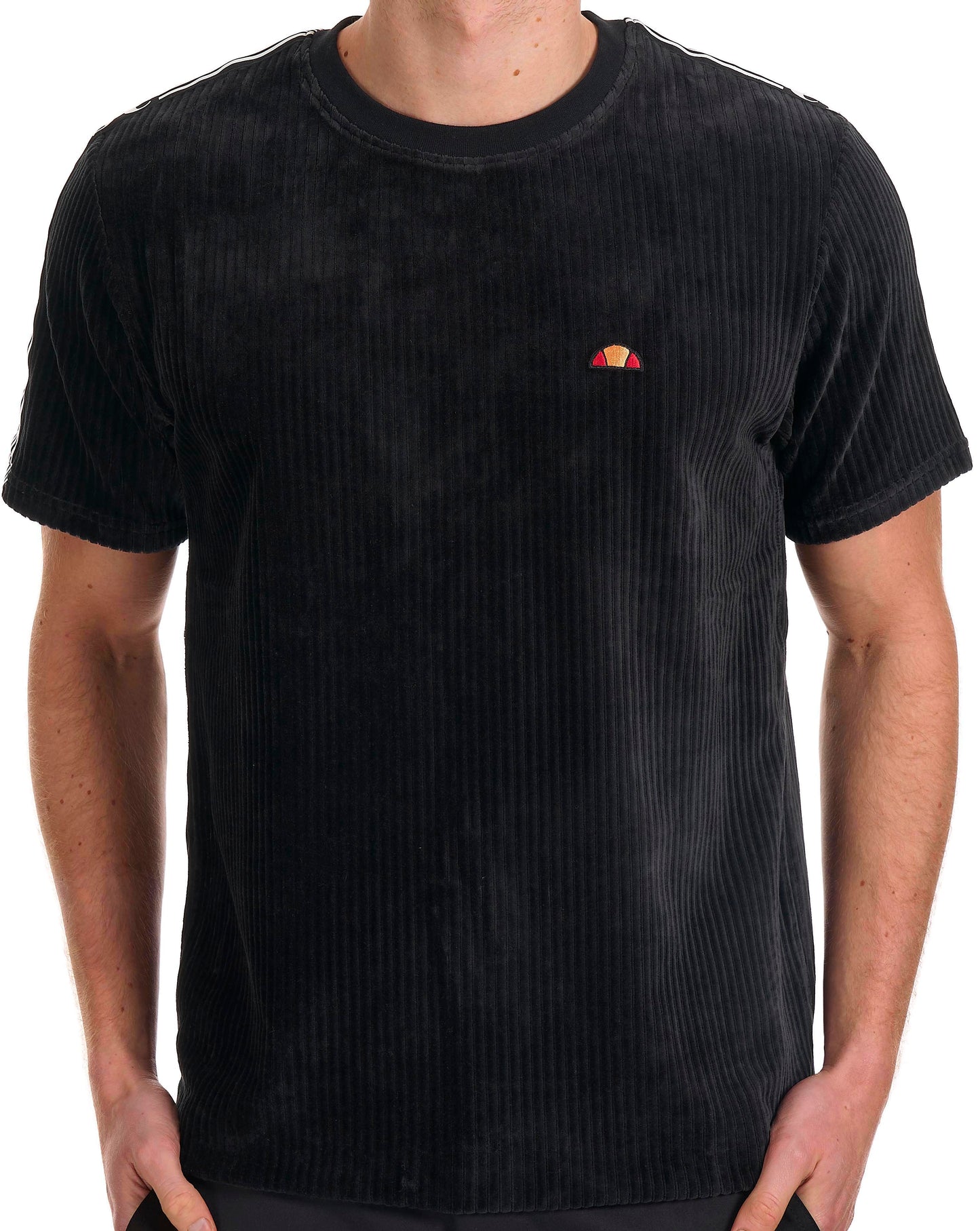 Ellesse Madori Velour T Shirt Black