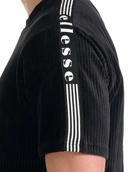 Ellesse Ellesse Madori Velour T Shirt Black