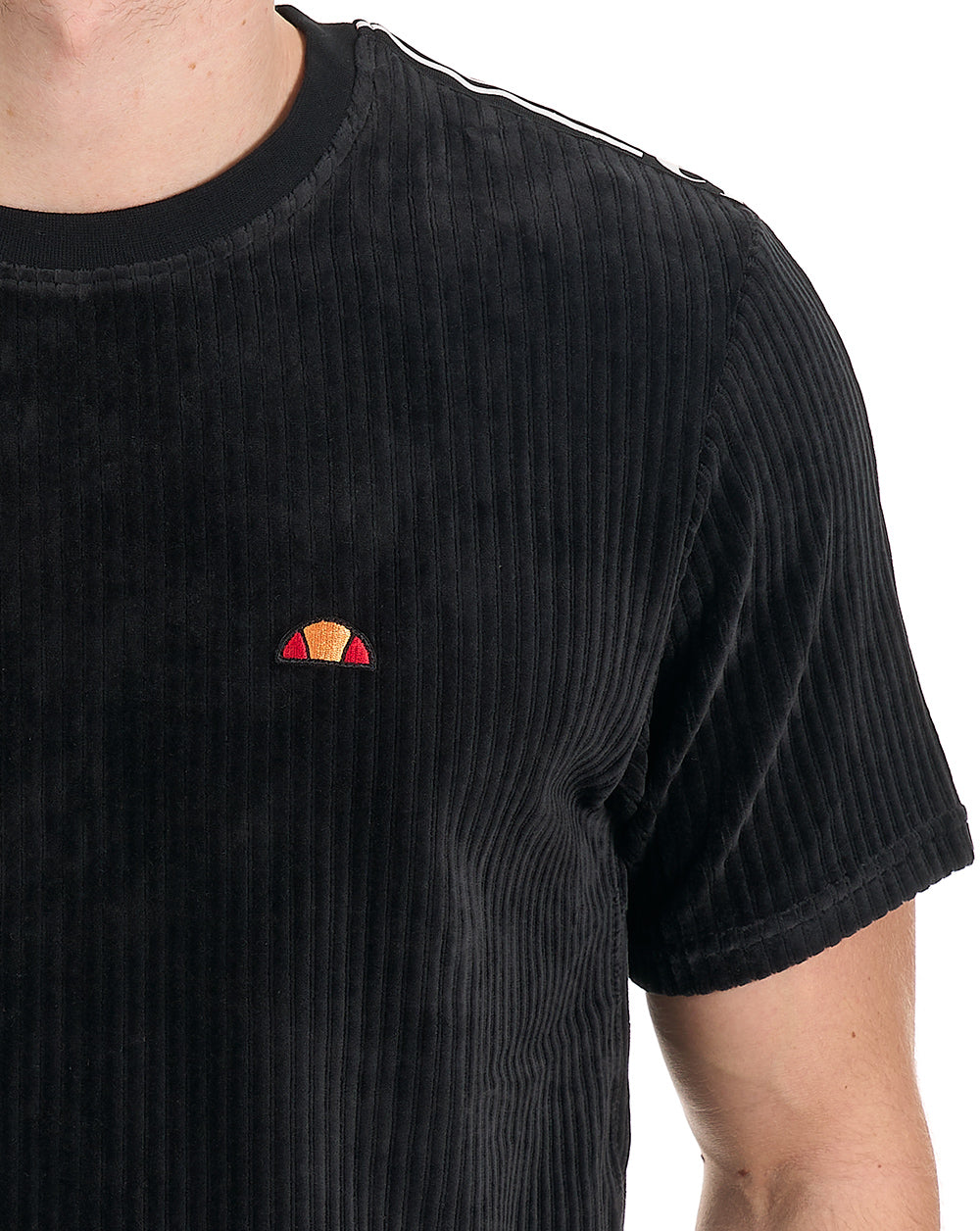 Ellesse Madori Velour T Shirt Black