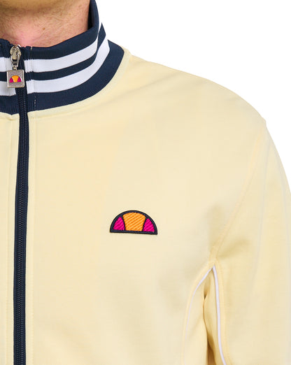 Ellesse Milan Track Top Light Yellow/Navy