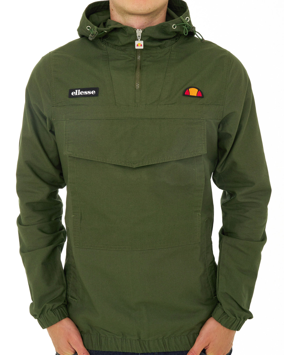 Ellesse Mont Canvas Overhead Jacket Olive