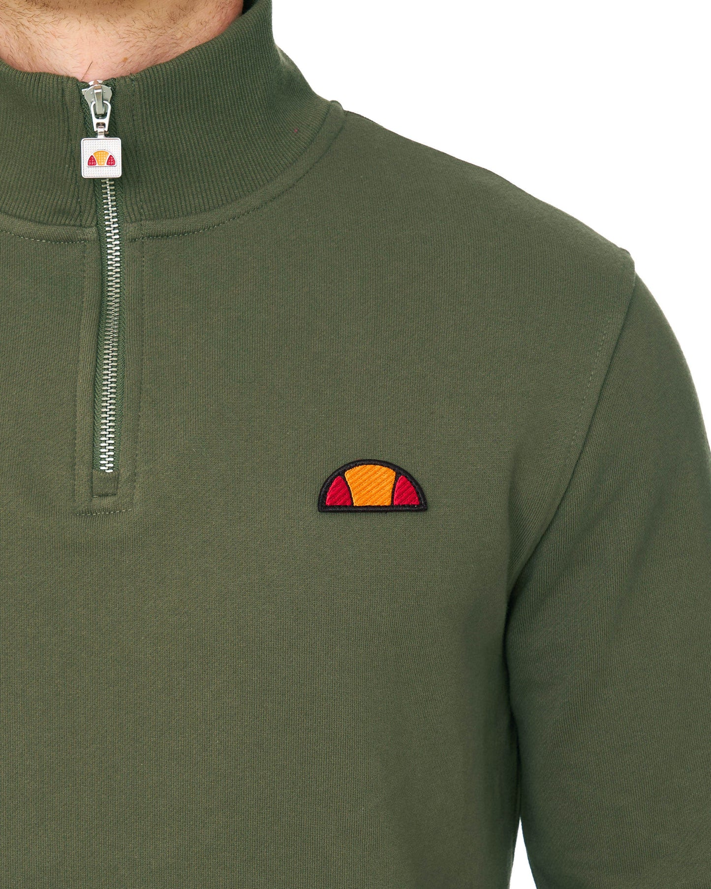 Ellesse Pelegrini 1/4 Zip Sweat Olive