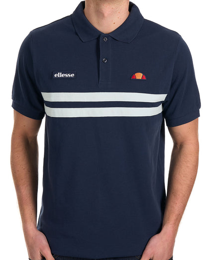 Ellesse Rimini Polo Shirt Navy / Light Blue