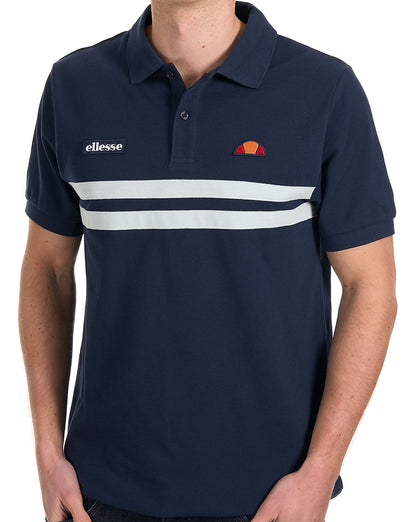 Ellesse Rimini Polo Shirt Navy / Light Blue