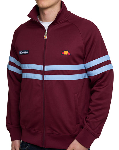 Ellesse Rimini Track Top Claret/Sky Blue