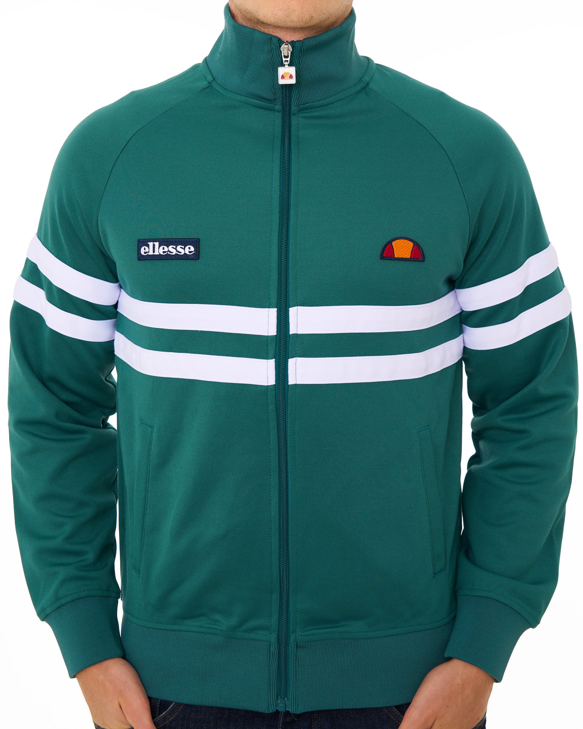Ellesse Rimini Track Top Teal/White