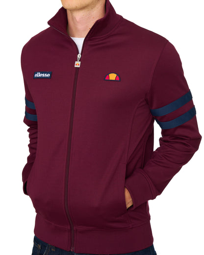 Ellesse Roma Track Top Burgundy/Navy