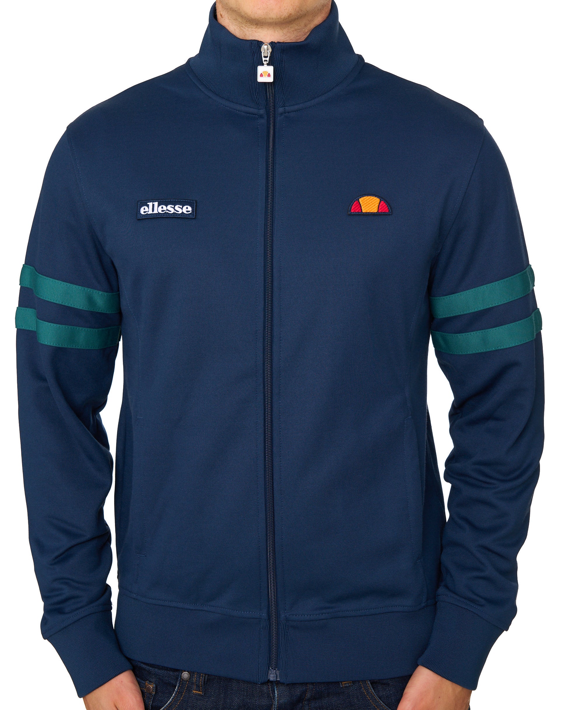 Ellesse Roma Track Top Navy/Teal