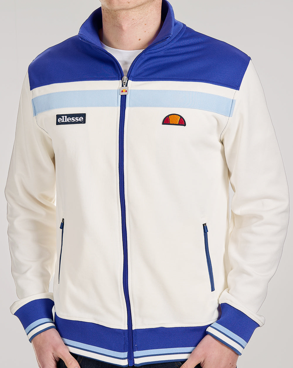 Ellesse Vignola Track Top Off White/Blue