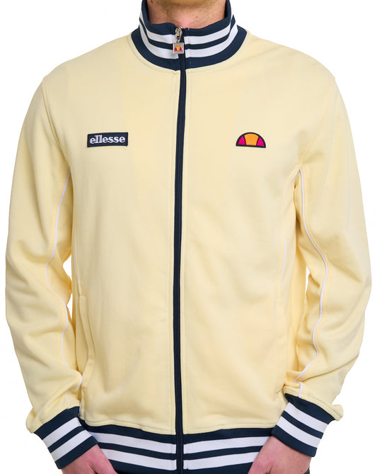 Ellesse Milan Track Top Light Yellow/Navy