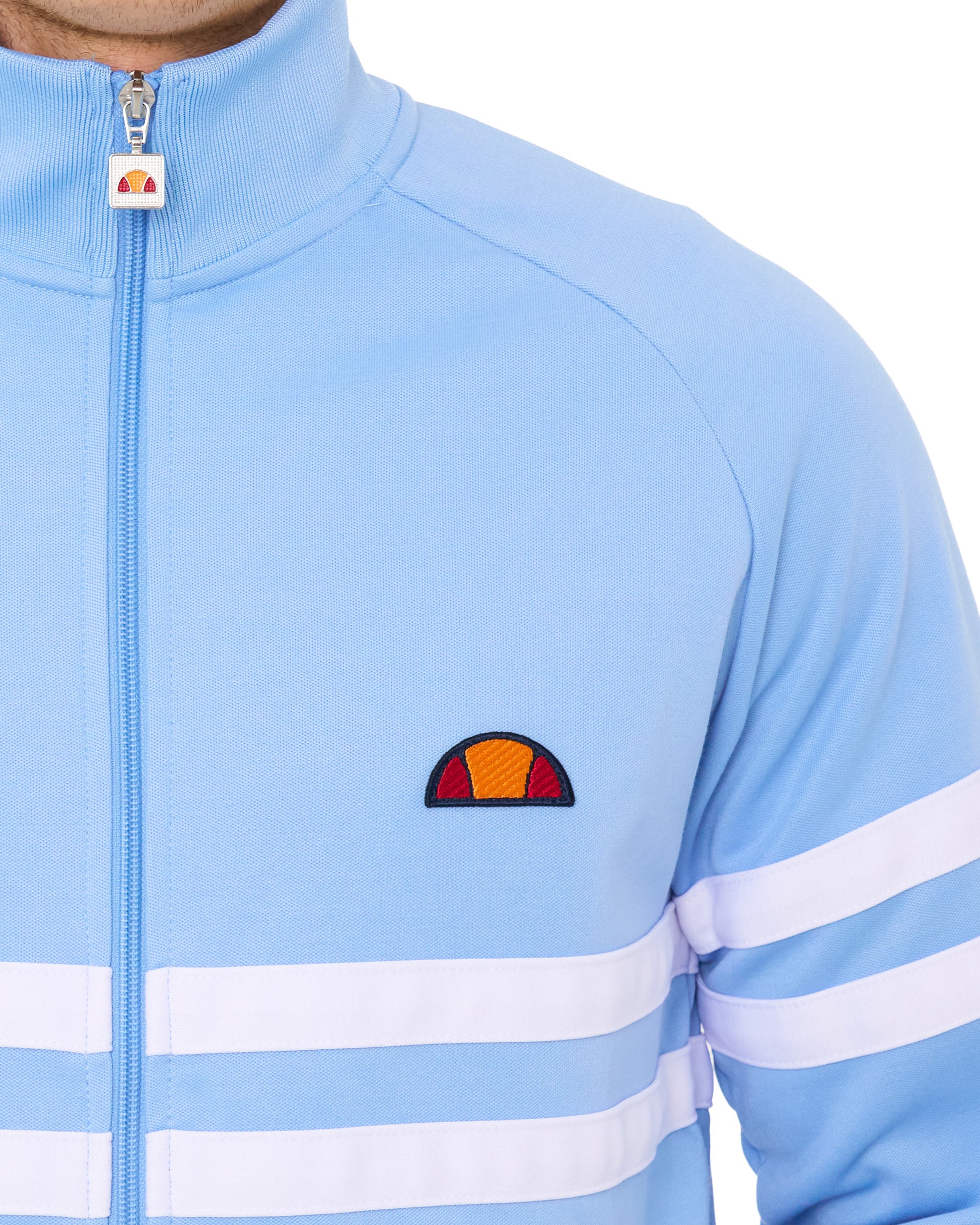 Ellesse Rimini Track Top Sky Blue/White