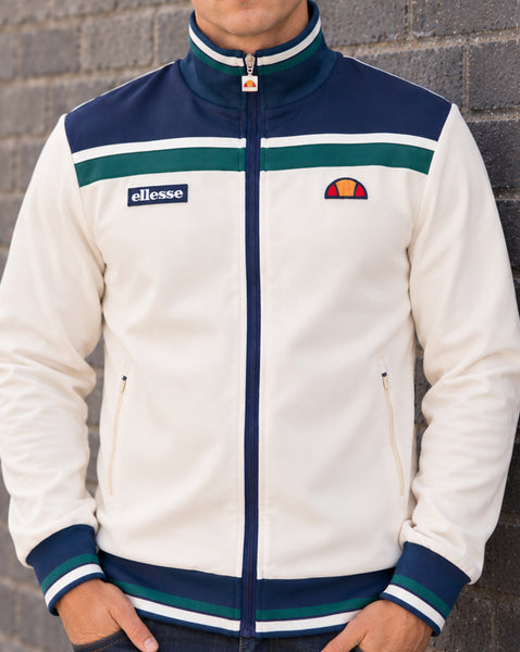 Ellesse Vignola Track Top Ecru/Navy